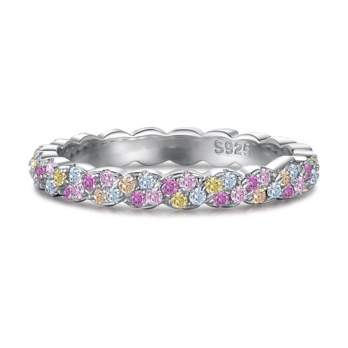 [AuraEcho]Dainty Ebullient Round Cut Daily Ring