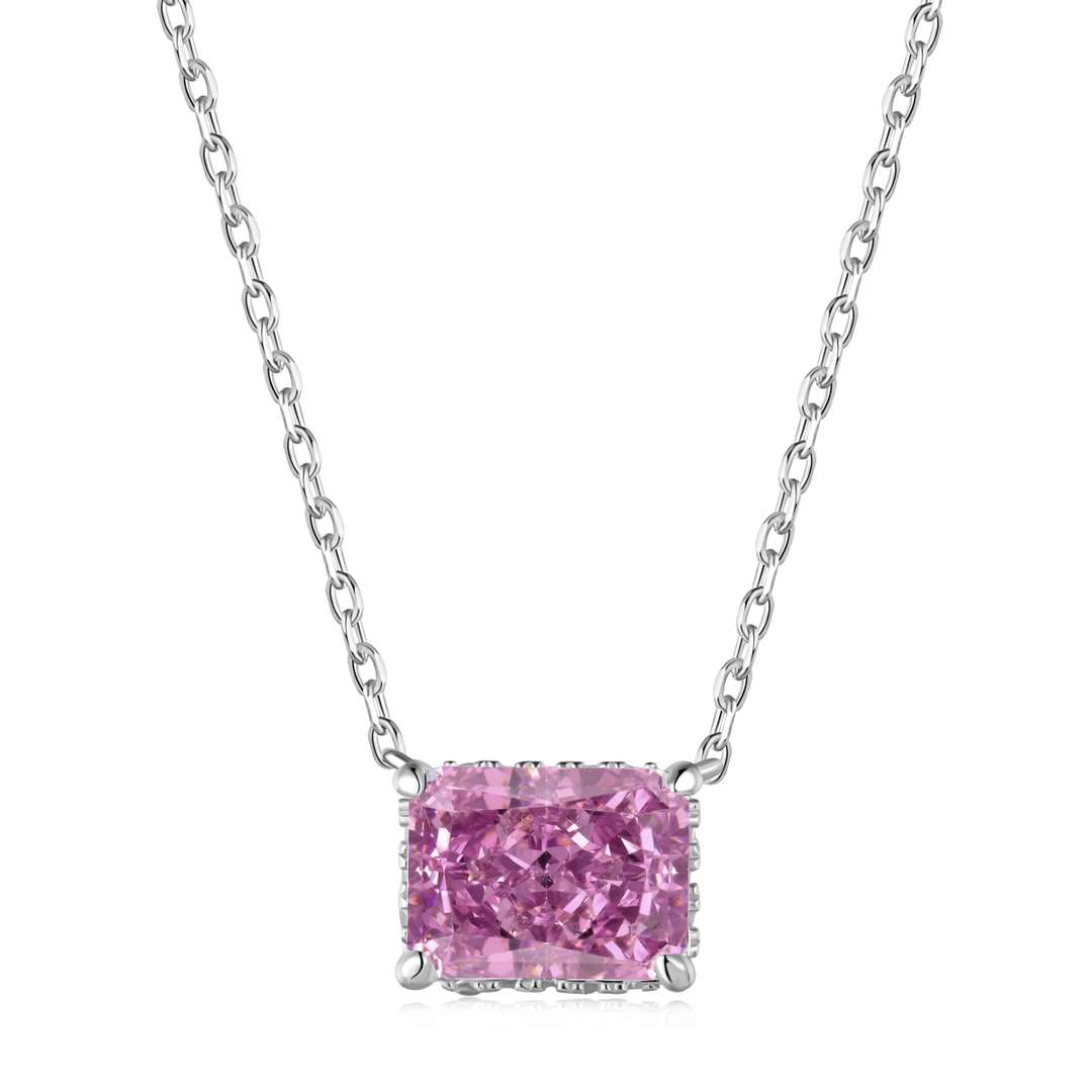 [AuraEcho]Luxurious Square Shape Colorful Necalack