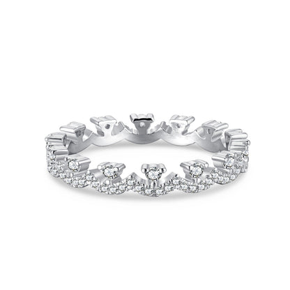 [AuraEcho]Elegant Resplendent Round Shape Party Ring