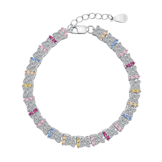 [AuraEcho]Unique Colorful Flower Shape Daily Bracelet