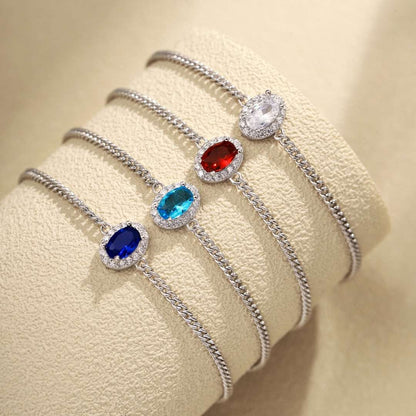[AuraEcho]Exquisite Oval Shape Bracelet