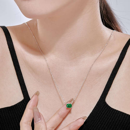 [AuraEcho]Luxurious Square Shape Colorful Necalack