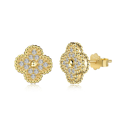 [AuraEcho]Four Leaf Clover Fashion Earrings
