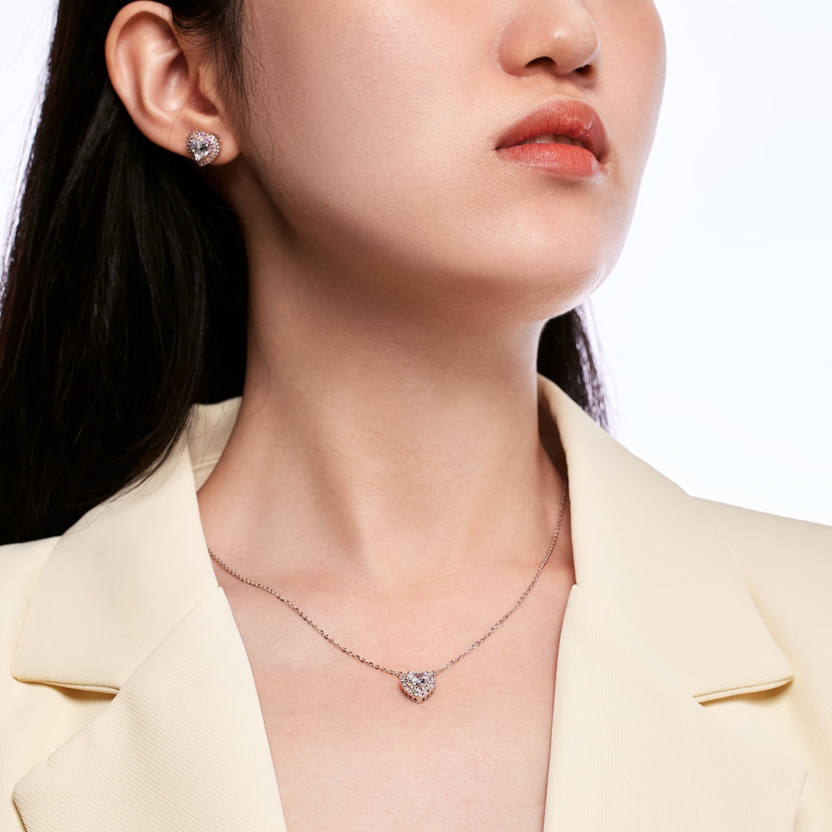 [AuraEcho]Exquisite Heart Shape Necklace