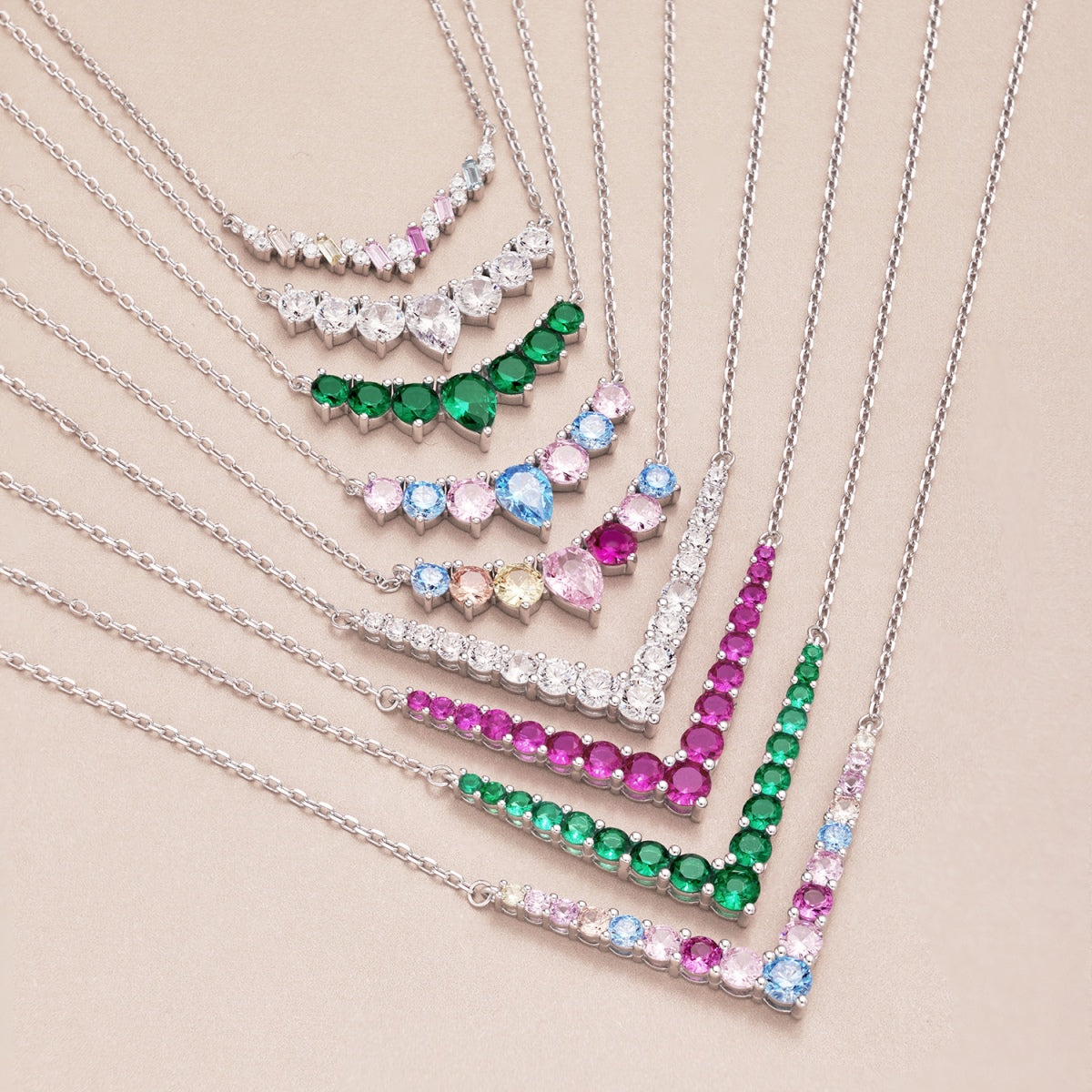 [AuraEcho]Dazzling Rainbow Necklace