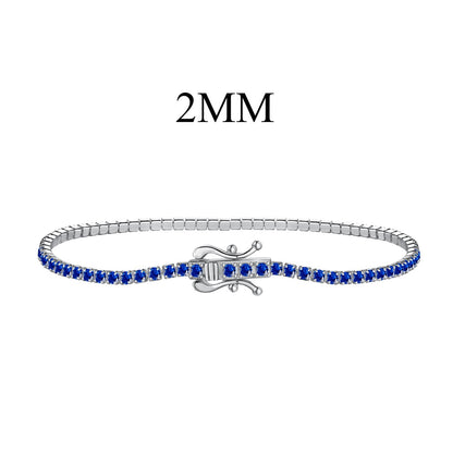 [AuraEcho]Radiant Colorful Round Cut Party Bracelet