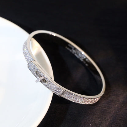 [AuraEcho]KELLY BRACELET DIAMOND PAVED