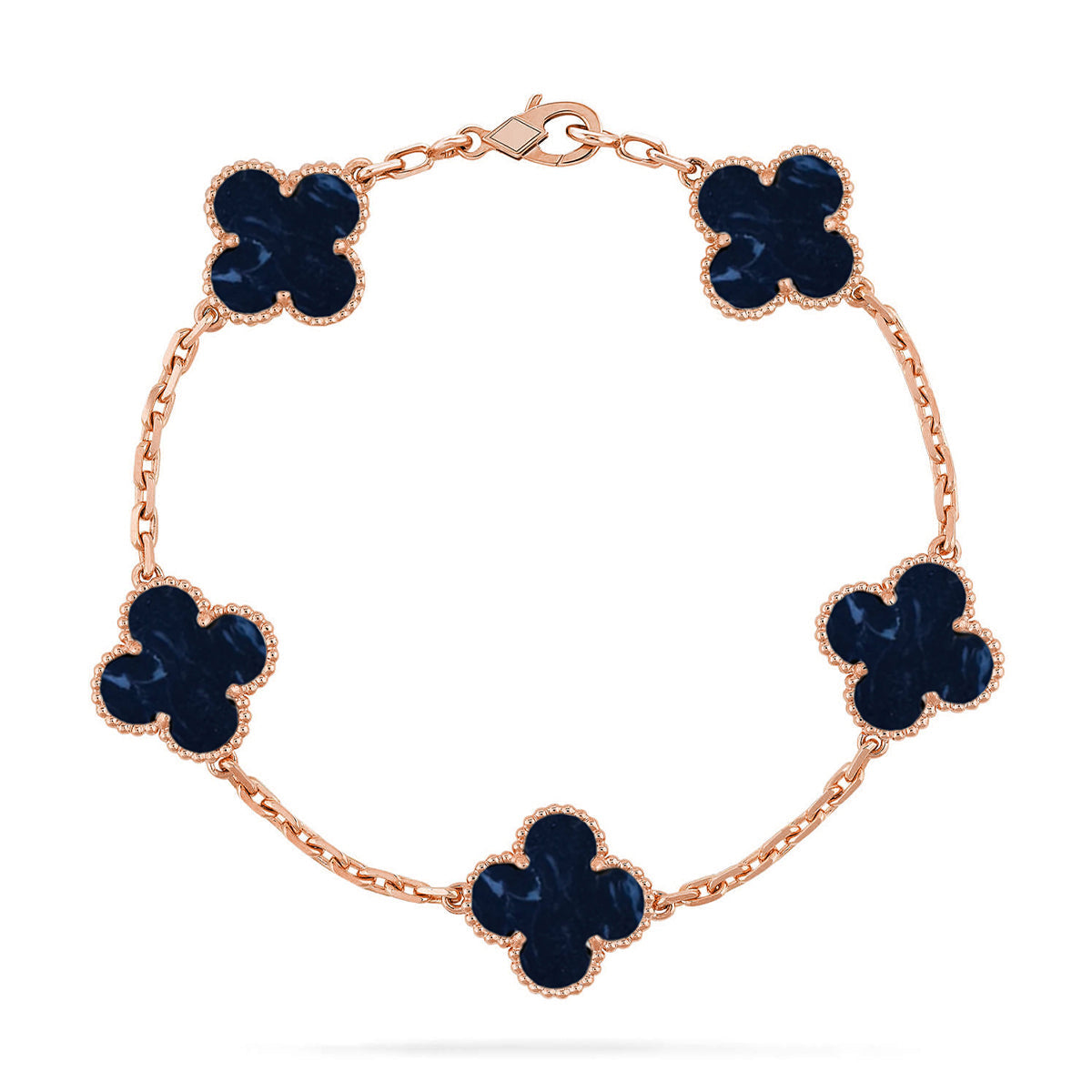 [Auraecho]CLOVER 5 MOTIF PIETERSITE BRACELET COLLECTION