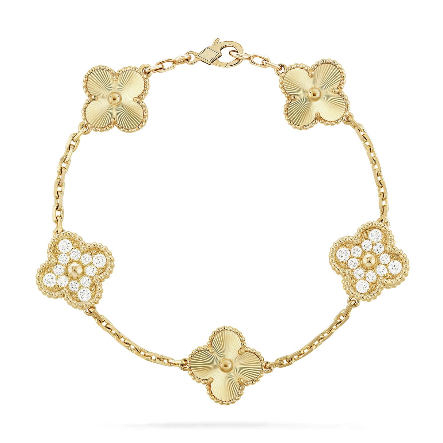 [Auraecho] CLOVER 5 MOTIF LASER BRACELET COLLECTION