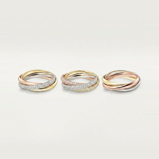 [AuraEcho]TRINITY 2.5MM RING COLLECTION