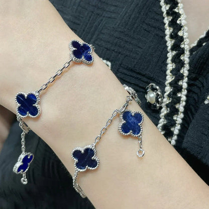 [Auraecho]CLOVER 5 MOTIF PIETERSITE BRACELET COLLECTION