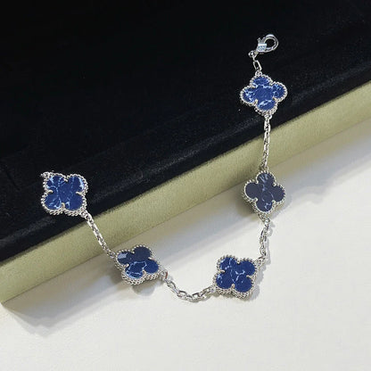 [Auraecho]CLOVER 5 MOTIF PIETERSITE BRACELET COLLECTION