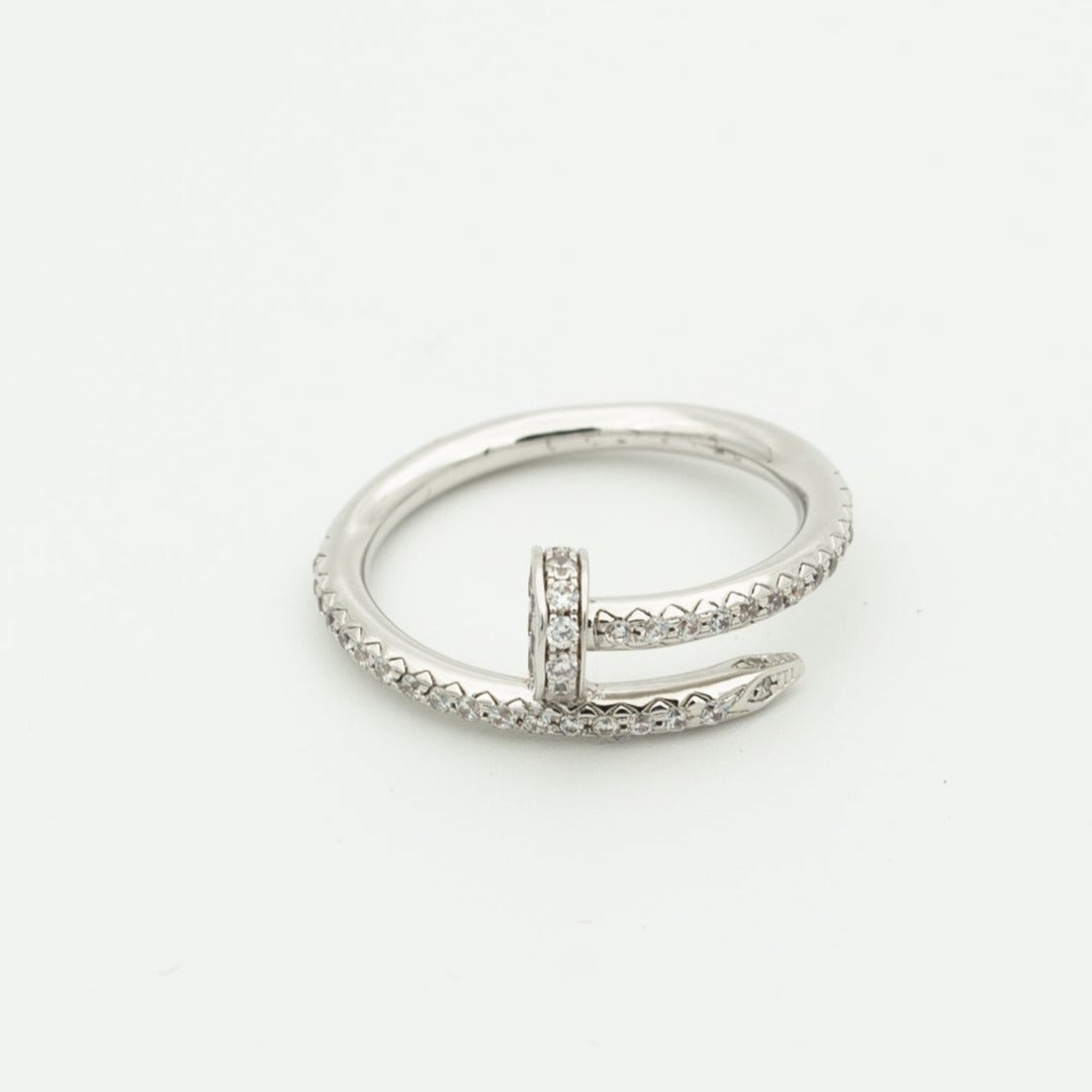 [AuraEcho]JUSTE RING 1.8MM SILVER DIAMONDS