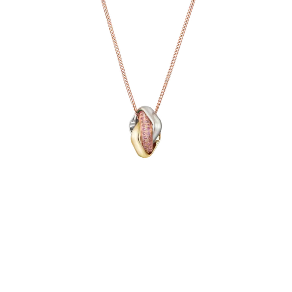 [AuraEcho]TRINITY CUSHION NECKLACE COLLECTION