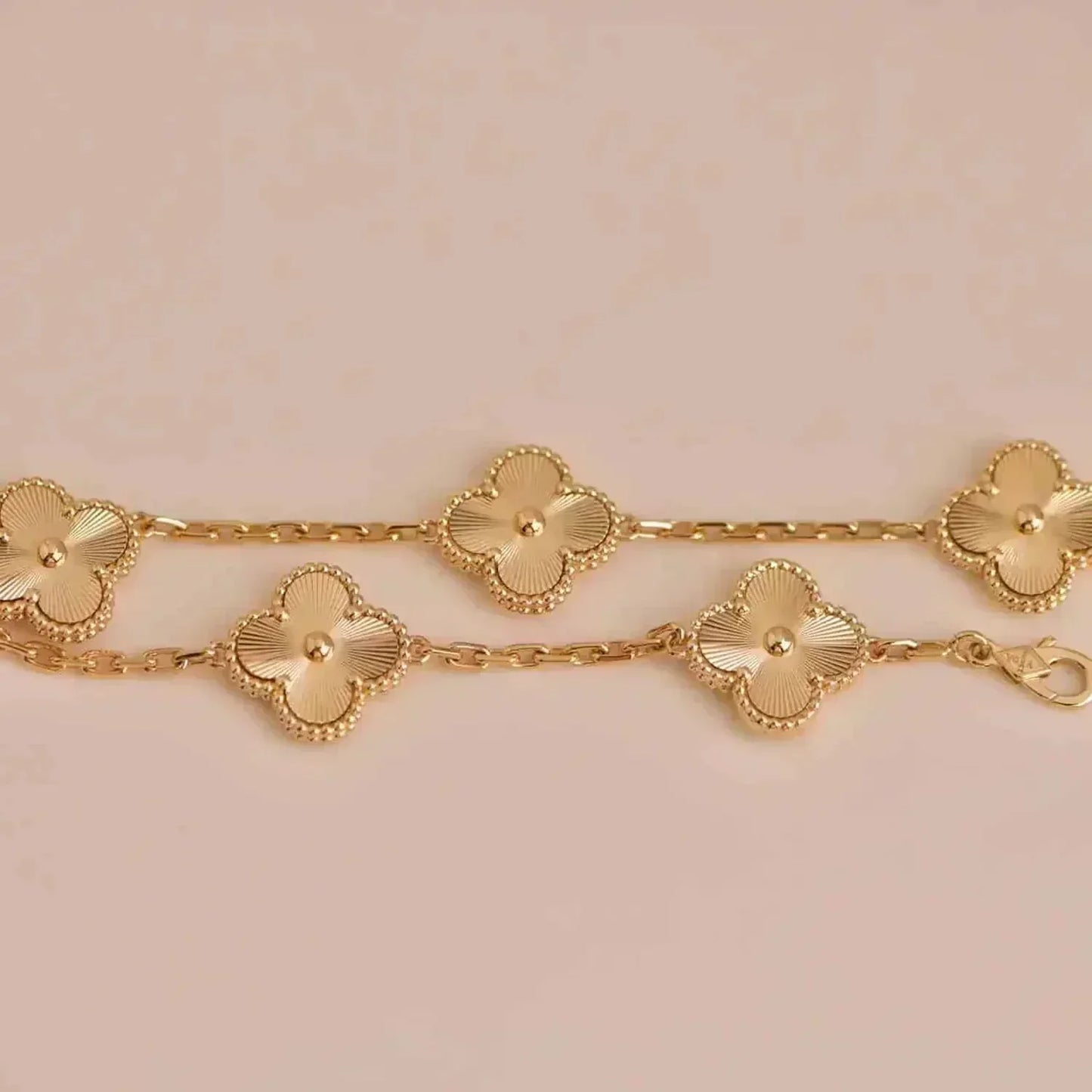 [Auraecho] CLOVER 5 MOTIF LASER BRACELET COLLECTION